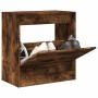 Zapatero de madera de ingeniería roble ahumado 60x34x63,5 cm de , Zapateros y organizadores de calzado - Ref: Foro24-839942, ...