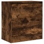 Zapatero de madera de ingeniería roble ahumado 60x34x63,5 cm de , Zapateros y organizadores de calzado - Ref: Foro24-839942, ...