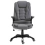 Silla de oficina de cuero sintético gris antracita de vidaXL, Sillas de oficina - Ref: Foro24-20233, Precio: 215,21 €, Descue...