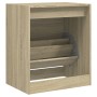 Sonoma Oak Engineered Wood Shoe Rack 60x42x69 cm by , Shoe racks and shoe organizers - Ref: Foro24-839982, Price: 55,66 €, Di...