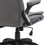 Silla de oficina de cuero sintético gris antracita de vidaXL, Sillas de oficina - Ref: Foro24-20233, Precio: 215,21 €, Descue...