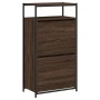 Oak brown engineered wood shoe rack 60x34x112 cm by , Shoe racks and shoe organizers - Ref: Foro24-840033, Price: 107,42 €, D...