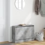 Engineered wood shoe cabinet in concrete gray, 80x21x57 cm by , Shoe racks and shoe organizers - Ref: Foro24-839913, Price: 6...