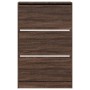 Zapatero de madera de ingeniería marrón roble 80x21x125,5 cm de , Zapateros y organizadores de calzado - Ref: Foro24-839930, ...