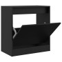 Zapatero de madera de ingeniería negro 60x34x63,5 cm de , Zapateros y organizadores de calzado - Ref: Foro24-839939, Precio: ...