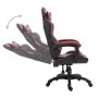 Silla de gaming de cuero sintético color vino tinto de vidaXL, Sillones para videojuegos - Ref: Foro24-20215, Precio: 151,58 ...