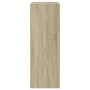 Zapatero de madera de ingeniería roble Sonoma 60x34x96,5 cm de , Zapateros y organizadores de calzado - Ref: Foro24-839947, P...