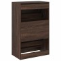 Zapatero de madera de ingeniería marrón roble 60x34x96,5 cm de , Zapateros y organizadores de calzado - Ref: Foro24-839951, P...