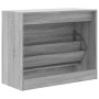 Zapatero de madera de ingeniería gris Sonoma 80x34x63 cm de , Zapateros y organizadores de calzado - Ref: Foro24-839964, Prec...