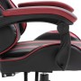 Silla de gaming de cuero sintético color vino tinto de vidaXL, Sillones para videojuegos - Ref: Foro24-20215, Precio: 151,58 ...