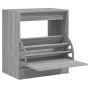 Zapatero de madera de ingeniería gris Sonoma 60x42x69 cm de , Zapateros y organizadores de calzado - Ref: Foro24-839985, Prec...