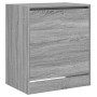 Zapatero de madera de ingeniería gris Sonoma 60x42x69 cm de , Zapateros y organizadores de calzado - Ref: Foro24-839985, Prec...