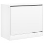 Engineered wood white shoerack 80x42x69 cm by , Shoe racks and shoe organizers - Ref: Foro24-840001, Price: 64,65 €, Discount: %