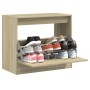 Engineered wood shoe rack in Sonoma oak, 80x42x69 cm. by , Shoe racks and shoe organizers - Ref: Foro24-840003, Price: 62,87 ...