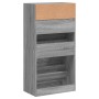 Sonoma graues Holzwerkstoff Zapatero 60x34x116 cm von , Schuhregale und Schuhorganisatoren - Ref: Foro24-840020, Preis: 108,9...