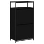 Zapatero de madera de ingeniería negro 60x34x112 cm de , Zapateros y organizadores de calzado - Ref: Foro24-840029, Precio: 1...