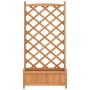 Solid Brown Fir Wood Trellis Planter by , Pots and planters - Ref: Foro24-365488, Price: 79,65 €, Discount: %