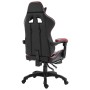 Gaming chair with footrest in red wine-colored synthetic leather by vidaXL, Gaming chairs - Ref: Foro24-20223, Price: 207,99 ...