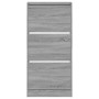 Zapatero de madera de ingeniería gris Sonoma 60x21x125,5 cm de , Zapateros y organizadores de calzado - Ref: Foro24-839901, P...