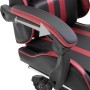 Silla gaming con reposapiés cuero sintético color vino tinto de vidaXL, Sillones para videojuegos - Ref: Foro24-20223, Precio...