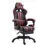 Gaming chair with footrest in red wine-colored synthetic leather by vidaXL, Gaming chairs - Ref: Foro24-20223, Price: 207,99 ...