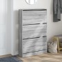 Sonoma Gray Engineered Wood Shoe Rack 80x21x125.5 cm by , Shoe racks and shoe organizers - Ref: Foro24-839929, Price: 122,95 ...