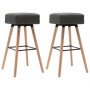 Kitchen stools 2 units dark gray fabric by vidaXL, Kitchen stools - Ref: Foro24-249565, Price: 93,99 €, Discount: %