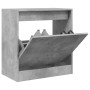 Zapatero de madera de ingeniería gris hormigón 60x34x63,5 cm de , Zapateros y organizadores de calzado - Ref: Foro24-839941, ...