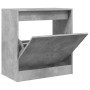 Zapatero de madera de ingeniería gris hormigón 60x34x63,5 cm de , Zapateros y organizadores de calzado - Ref: Foro24-839941, ...