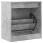 Concrete gray engineered wood shoe rack 60x34x63.5 cm by , Shoe racks and shoe organizers - Ref: Foro24-839941, Price: 60,99 ...