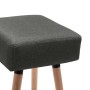 Kitchen stools 2 units dark gray fabric by vidaXL, Kitchen stools - Ref: Foro24-249565, Price: 93,99 €, Discount: %