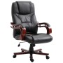 Black Faux Leather Office Chair by vidaXL, Office chairs - Ref: Foro24-20230, Price: 230,93 €, Discount: %