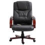 Black Faux Leather Office Chair by vidaXL, Office chairs - Ref: Foro24-20230, Price: 230,93 €, Discount: %