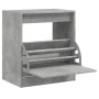 Concrete gray plywood shoe rack furniture 70x36x60 cm by , Shoe racks and shoe organizers - Ref: Foro24-839983, Price: 56,86 ...