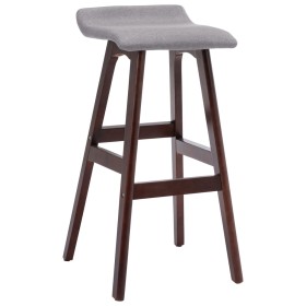 Light gray fabric kitchen stool by vidaXL, Kitchen stools - Ref: Foro24-249581, Price: 55,66 €, Discount: %