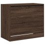 Zapatero de madera de ingeniería marrón roble 80x42x69 cm de , Zapateros y organizadores de calzado - Ref: Foro24-840007, Pre...