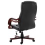 Silla de oficina de cuero sintético negra de vidaXL, Sillas de oficina - Ref: Foro24-20230, Precio: 230,93 €, Descuento: %