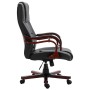 Silla de oficina de cuero sintético negra de vidaXL, Sillas de oficina - Ref: Foro24-20230, Precio: 230,93 €, Descuento: %