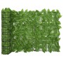 Valla de privacidad de balcón de hojas verde 600x75 cm de , Sombrillas - Ref: Foro24-3216423, Precio: 47,87 €, Descuento: %