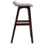 Light gray fabric kitchen stool by vidaXL, Kitchen stools - Ref: Foro24-249581, Price: 55,66 €, Discount: %