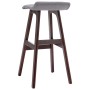 Light gray fabric kitchen stool by vidaXL, Kitchen stools - Ref: Foro24-249581, Price: 55,66 €, Discount: %