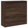 Oak brown engineered wood shoe rack 60x21x57 cm by , Shoe racks and shoe organizers - Ref: Foro24-839888, Price: 64,43 €, Dis...