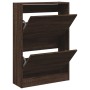 Oak brown engineered wood shoe rack 60x21x87.5 cm by , Shoe racks and shoe organizers - Ref: Foro24-839895, Price: 90,50 €, D...