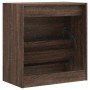 Oak brown engineered wood shoe rack 60x34x63.5 cm by , Shoe racks and shoe organizers - Ref: Foro24-839944, Price: 87,93 €, D...