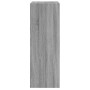 Zapatero de madera de ingeniería gris Sonoma 60x34x96,5 cm de , Zapateros y organizadores de calzado - Ref: Foro24-839950, Pr...