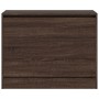 Zapatero de madera de ingeniería marrón roble 80x34x63 cm de , Zapateros y organizadores de calzado - Ref: Foro24-839965, Pre...