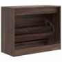 Zapatero de madera de ingeniería marrón roble 80x34x63 cm de , Zapateros y organizadores de calzado - Ref: Foro24-839965, Pre...