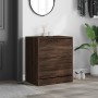 Oak brown engineered wood shoe rack 60x42x69 cm by , Shoe racks and shoe organizers - Ref: Foro24-839986, Price: 53,99 €, Dis...