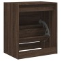 Oak brown engineered wood shoe rack 60x42x69 cm by , Shoe racks and shoe organizers - Ref: Foro24-839986, Price: 53,99 €, Dis...