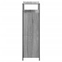 Zapatero de madera de ingeniería gris Sonoma 75x34x112 cm de , Zapateros y organizadores de calzado - Ref: Foro24-840037, Pre...